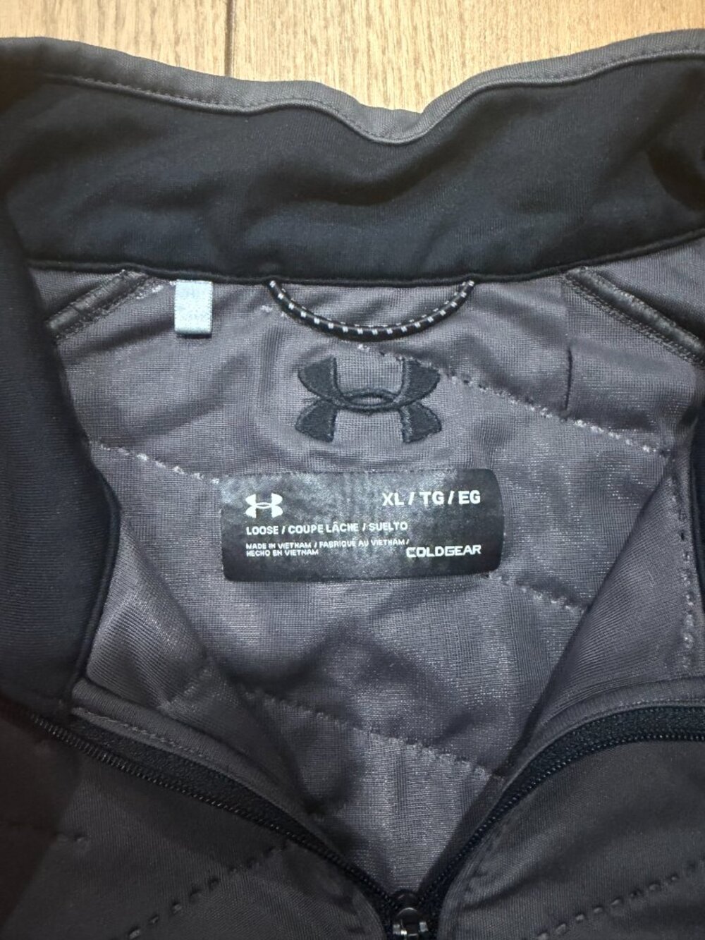 Under Armour ColdGear 1/4 Zip Pullover Black Men’s XL - Picture 3 of 3